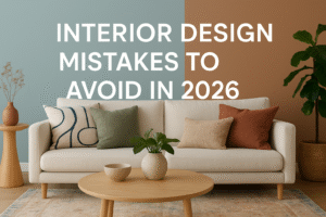 Interior design mistake to avoid